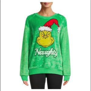 Brand new super soft Dr. Seuss The Grinch sweater shirt sweatshirt pajama shirt